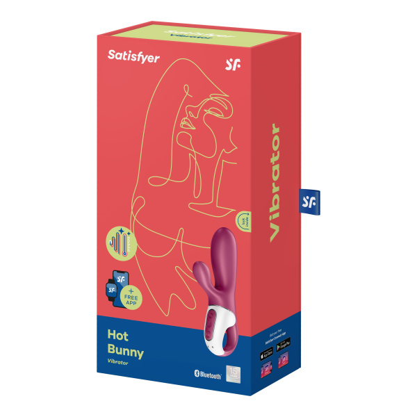 Вибратор-кролик Satisfyer Hot Bunny с функцией нагрева, красный_1