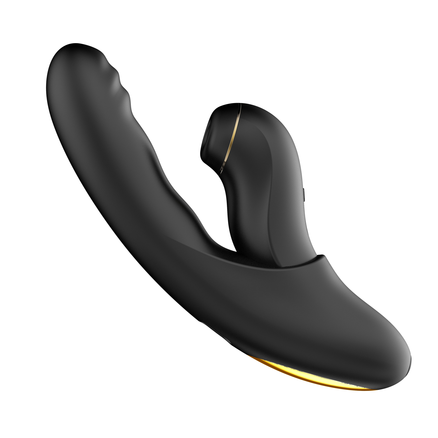 Вибратор с возвратно-поступательными движениями, вакуумом и приложением BeYourLover Fatima, черный_9