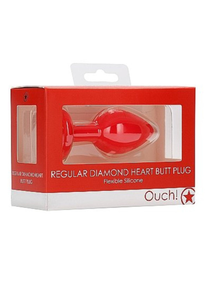 Анальная пробка Diamond Heart Butt Plug_1