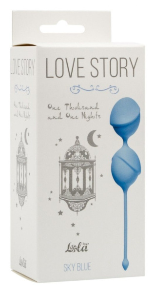Вагинальные шарики Love Story One Thousand and One Nights Sky Blue_3
