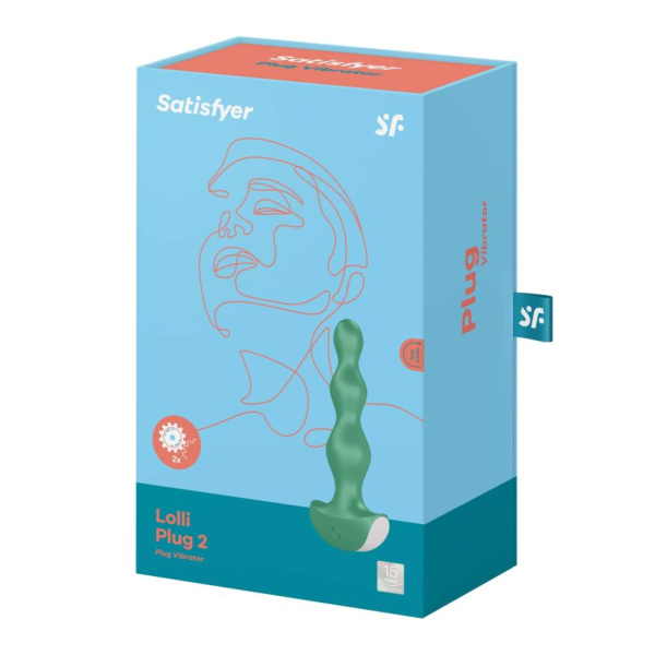 Анальный вибростимулятор Satisfyer Lolli Plug 2 green_1