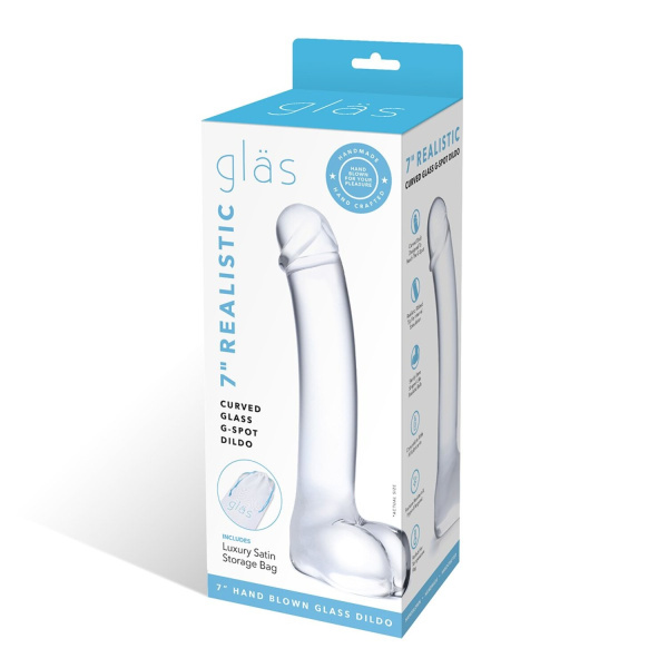 Реалистичный дилдо с мошонкой Curved G-Spot_1