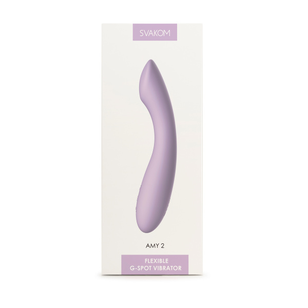 Amy 2 Lilac Вибростимулятор со встроенным аккумулятором, сиреневый_5