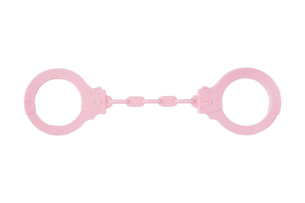 Силиконовые наручники Party Hard Suppression Pink_2