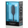 Профессиональная пробка для ношения B-vibe Snug Plug 2 черный_2