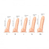 Реалистичный фаллоимитатор с подвижной кожей Strap-on-me SLIDING SKIN Large на присоске, телесный_6