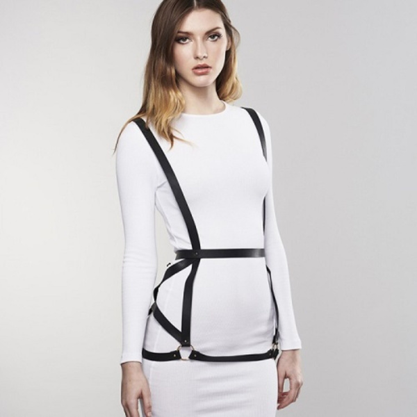 Портупея женская Bijoux Indiscrets MAZE Arros Dress  черная_1