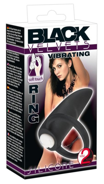 Эрекционное виброкольцо-насадка на палец Finger Vibrator_1