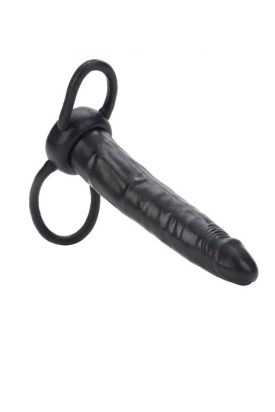 Страпон для двойного проникновения (пенетрейшен) Accommodator Dual Penetrator, черный_2