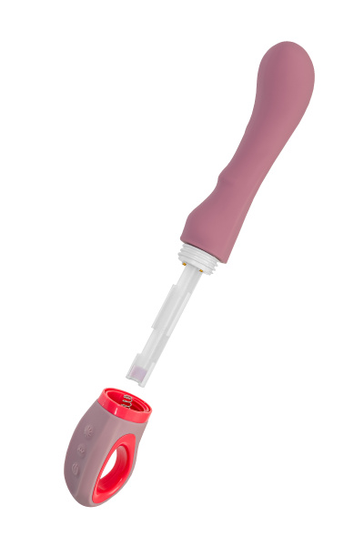 Вибратор Flovetta ROSE, силикон, розовый, 19 см_6