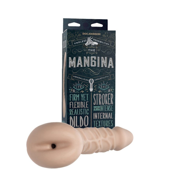 Мастурбатор с фаллоимитатором The Mangina_1