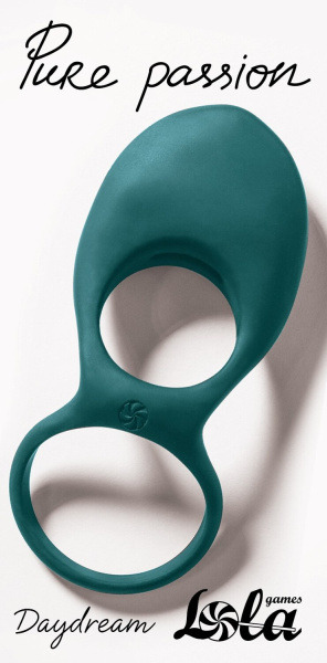 Эрекционное Виброкольцо Pure Passion Daydream Green_1