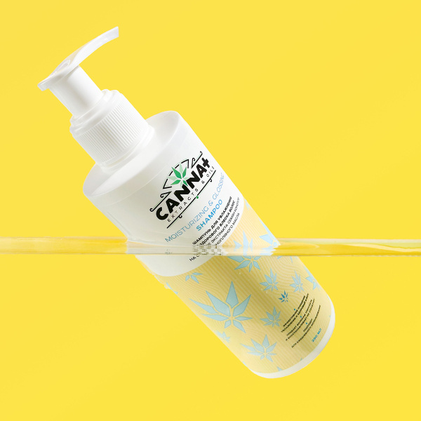 Разглаживающий шампунь для блеска CANNA+ Moisturizing & Glossing Shampoo 250 мл_5