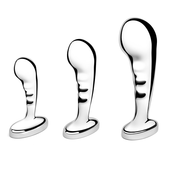 Набор стальных стимуляторов простаты STAINLESS STEEL P-SPOT TRAINING SET_3
