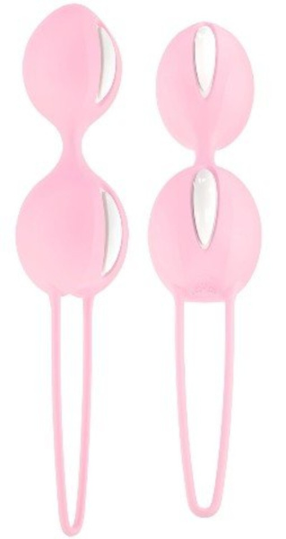 Вагинальные шарики Fun Factory SMARTBALLS DUO, розовый_1