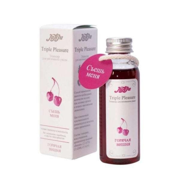 Эликсир для интимного ухода "Triple Pleasure" Горячая вишня 65 гр_5