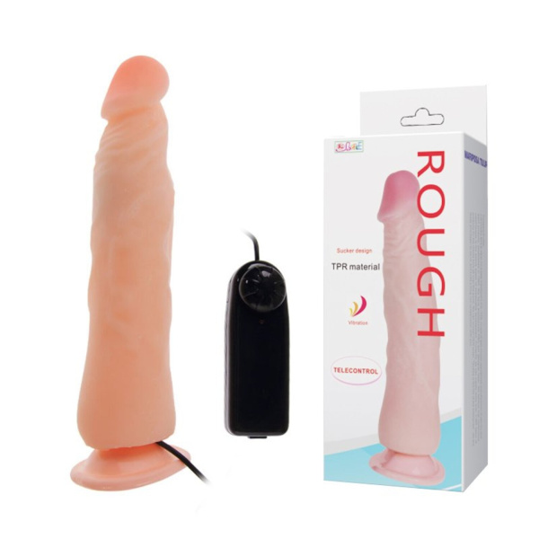 Вибромассажер реалистик на присоске ROUGH_1