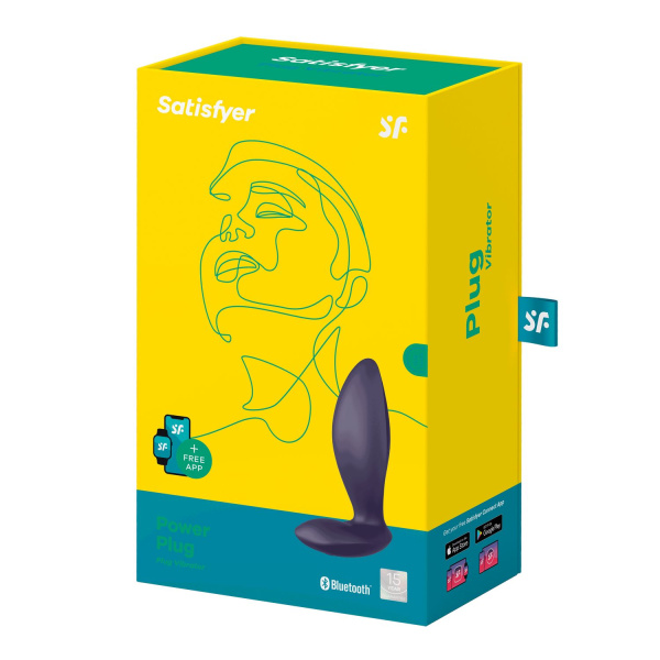 Анальный вибростимулятор Satisfyer Power Plug, фиолетовый_6