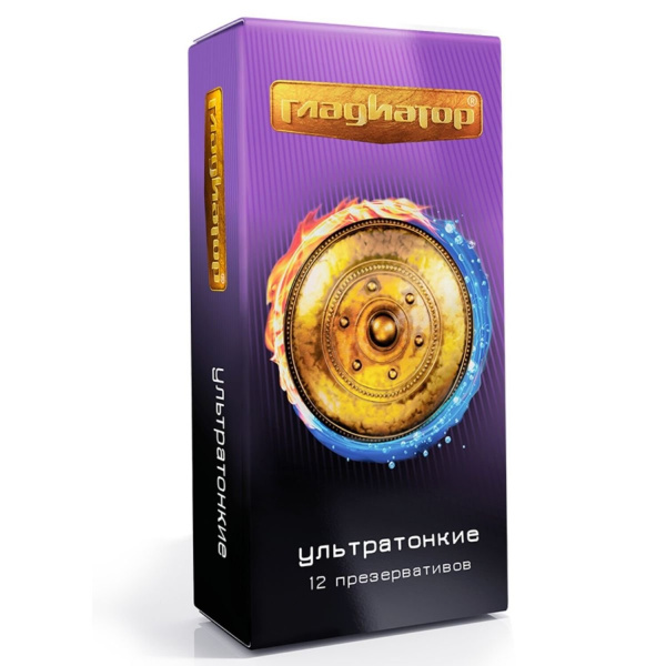 Презервативы ультратонкие "Гладиатор", 12 шт_1