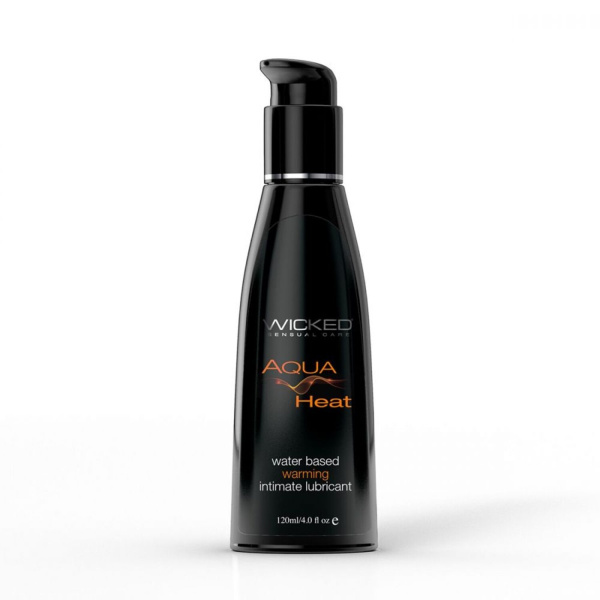 Согревающий лубрикант на водной основе Wicked AQUA HEAT, 120 мл_1