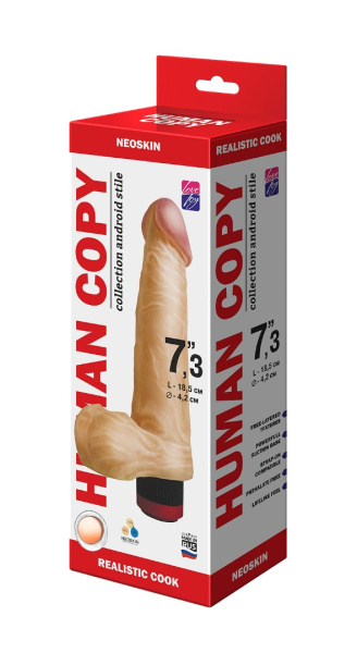 Вибромассажёр HUMAN COPY 7