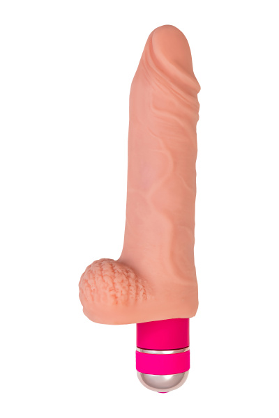 Насадка на пенис XLover by TOYFA для увеличения размера, с мошонкой, TPE, телесный, 16 см_6