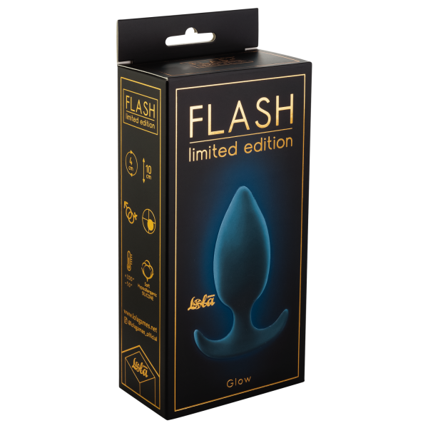Анальная пробка со смещенным центром тяжести Flash Gleam_1