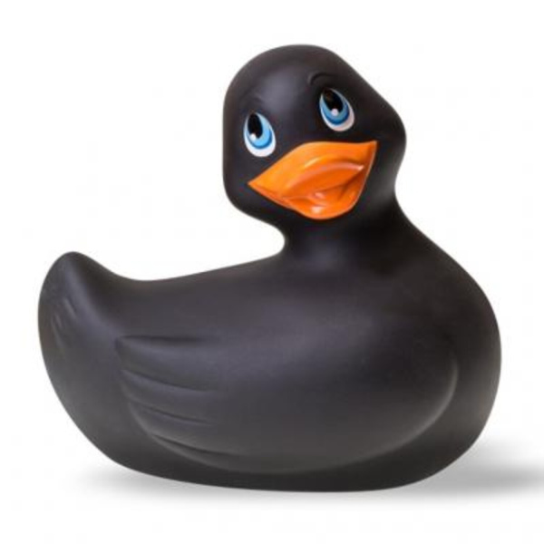 Вибратор-уточка Big Teaze Toys I Rub My Duckie 2.0, черный E29002 (жен. вибратор)_1