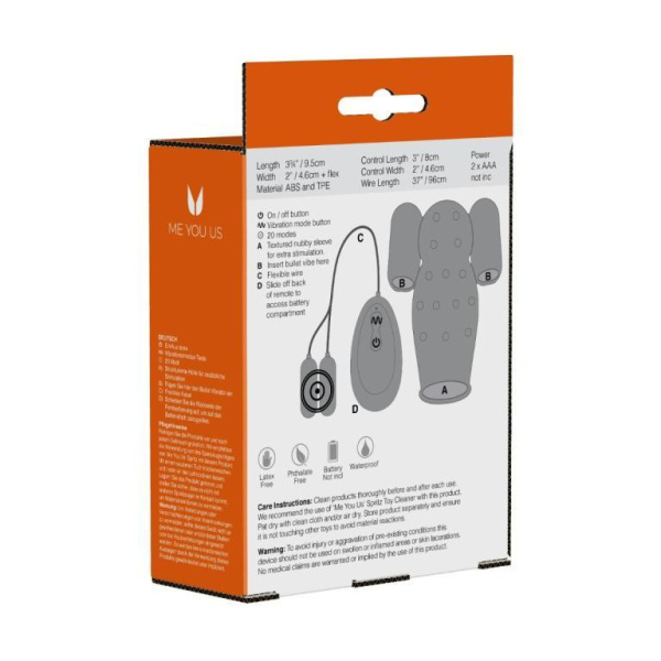 Вибромассажер Me You Us Dual Power Masturbation Sleeve_2