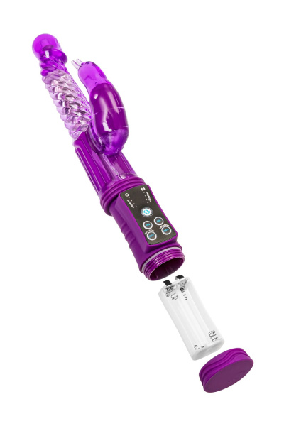 Вибратор с клиторальным стимулятором TOYFA A-Toys High-Tech fantasy, TPR, фиолетовый, 24 см_4