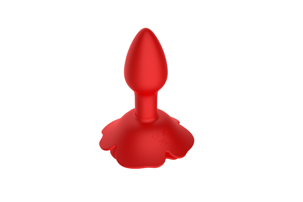 Анальный стимулятор с вибрацией в форме розы SW2033_5