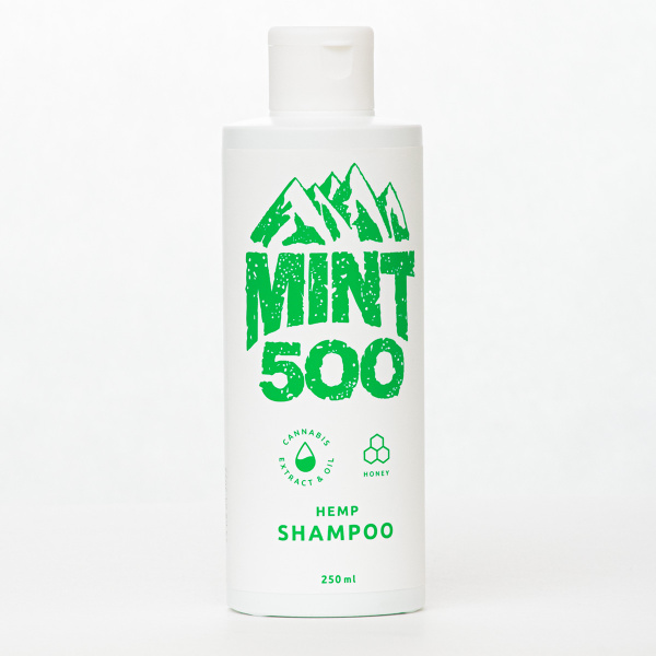 Противовоспалительный шампунь на основе масла и экстракта семян конопли Mint500 Hemp Shampoo 250 мл_2