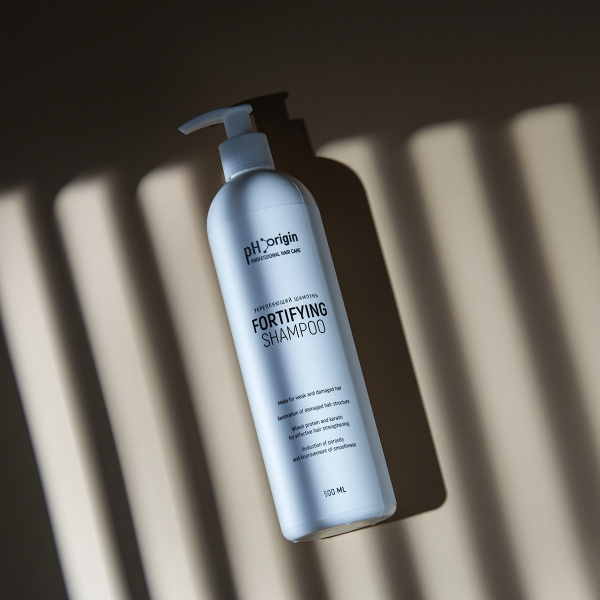 Укрепляющий шампунь с кератином pH Origin Fortifying Shampoo 500 мл_4