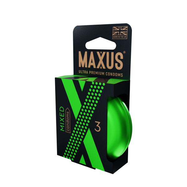Презервативы MAXUS Mixed №3 в железном кейсе, набор X-Edition, 3 шт_1