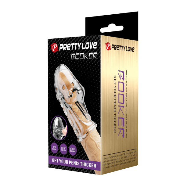Насадка на пенис прозрачная Pretty Love BI-026289M_3