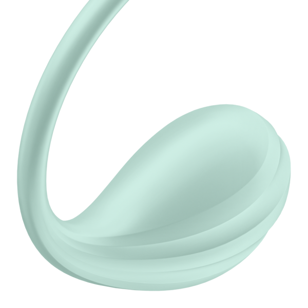 Виброяйцо Satisfyer Smooth Petal, мятный_1