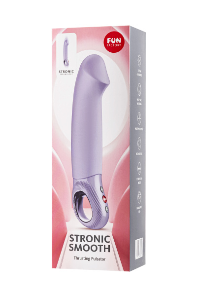 Пульсатор Fun Factory STRONIC Smooth, силикон, сиреневый, 21 см_6