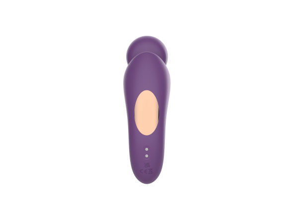 Вибратор- вонд с изогнутым корпусом Secwell SW24125-purple_4