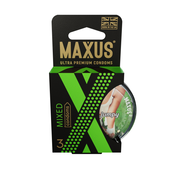 Презервативы MAXUS Mixed №3 в пластиковом кейсе, набор X-Edition, 3 шт_3