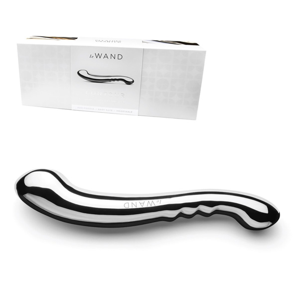 Утяжеленный фаллоимитатор из стали Le Wand Contour_10