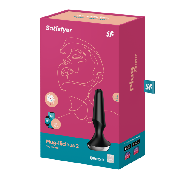 Анальная пробка Satisfyer Plug-ilicious 2 черная_5