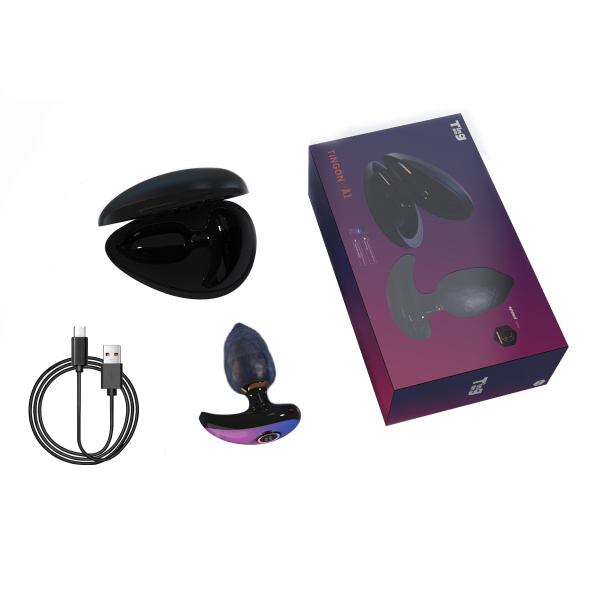 Интерактивная анальная вибропробка Tingon A1_3