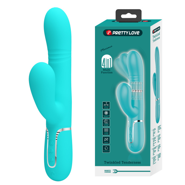 Вибратор Кролик 4 функции Pretty Love BW-500034-1_1