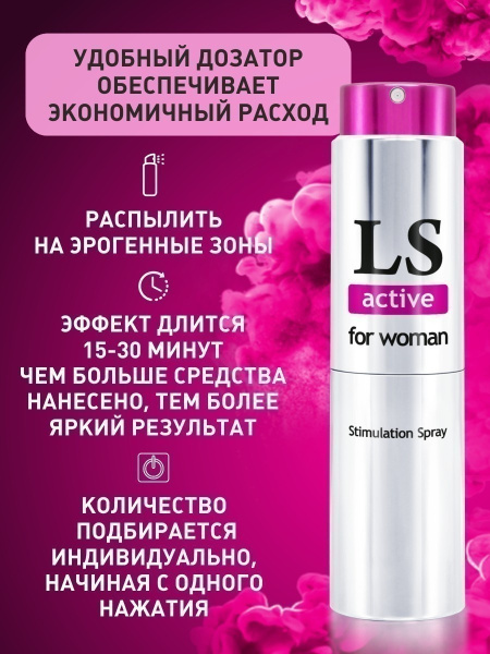 LOVESPRAY ACTIVE спрей для женщин (стимулятор) 18мл._1