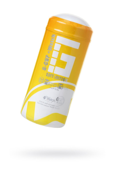 Мастурбатор нереалистичный, G-CUP, MensMax, TPE, белый, 15.5 см_1