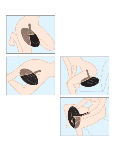 Фаллоимитатор на надувной подушке Body Dock Inflatable Love Ball_6