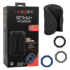 Мужской вибомассажер в комплекте с тремя кольцами на пенис OPTIMUM POWER PRO STROKER_1