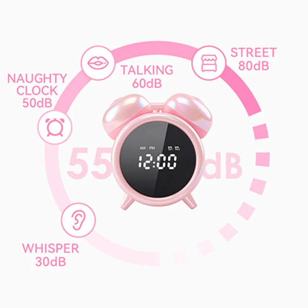 Умный стимулятор-будильник BeYourLover Naughty Clock с вакуумной стимуляцией и вибрацией, розовый_5