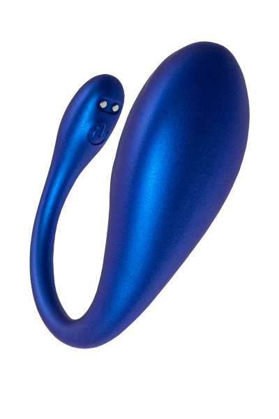 Виброяйцо L'Eroina APP CHOPPY с управлением от приложения и пульта силикон, синий, 21 см_6