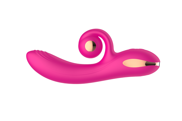 Силиконовый вибратор-кролик с функцией вращения SW3052-hot-pink_4